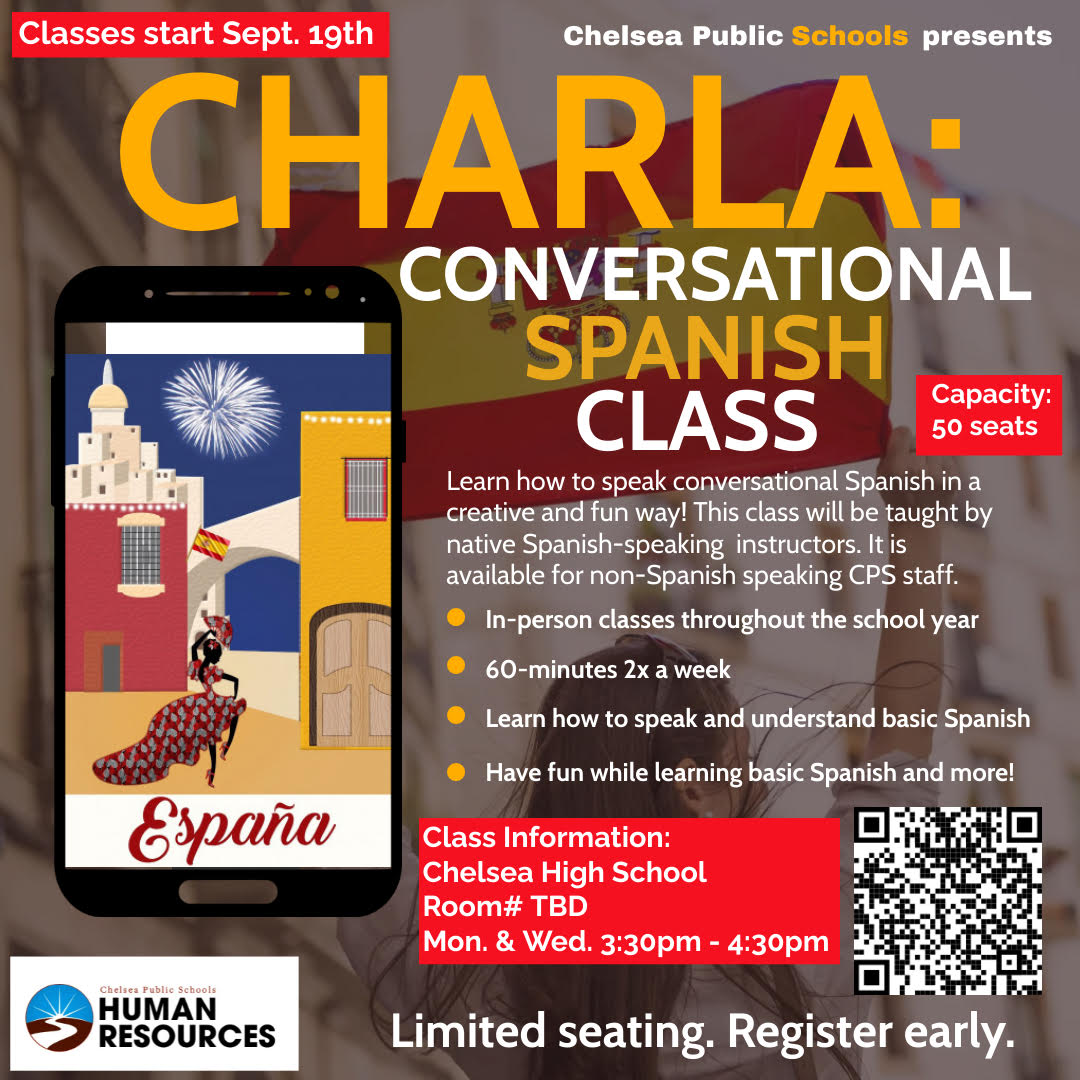 Charla - Conversational Spanish Classes for non-Spanish speaking CPS employees