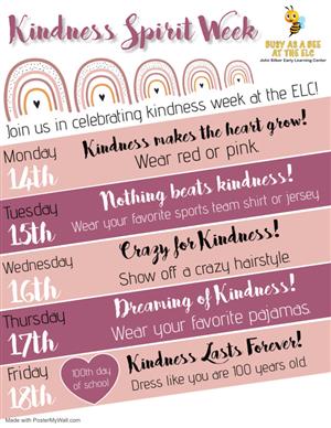 Kindness Week at the ELC in English