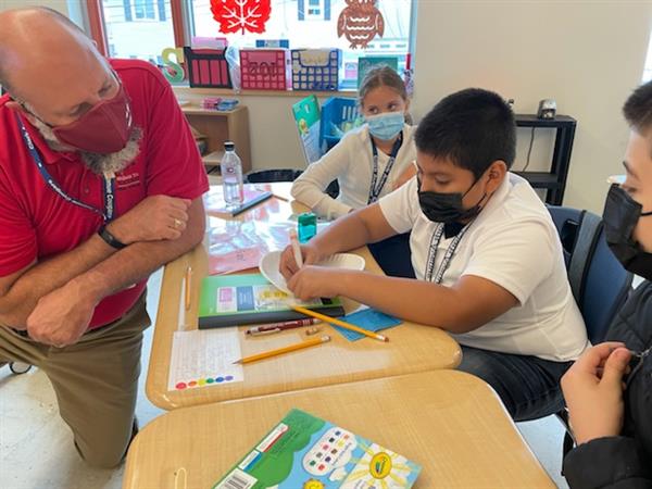 Students returned to the classroom at the Clark Avenue Middle School during the first week of school. 
