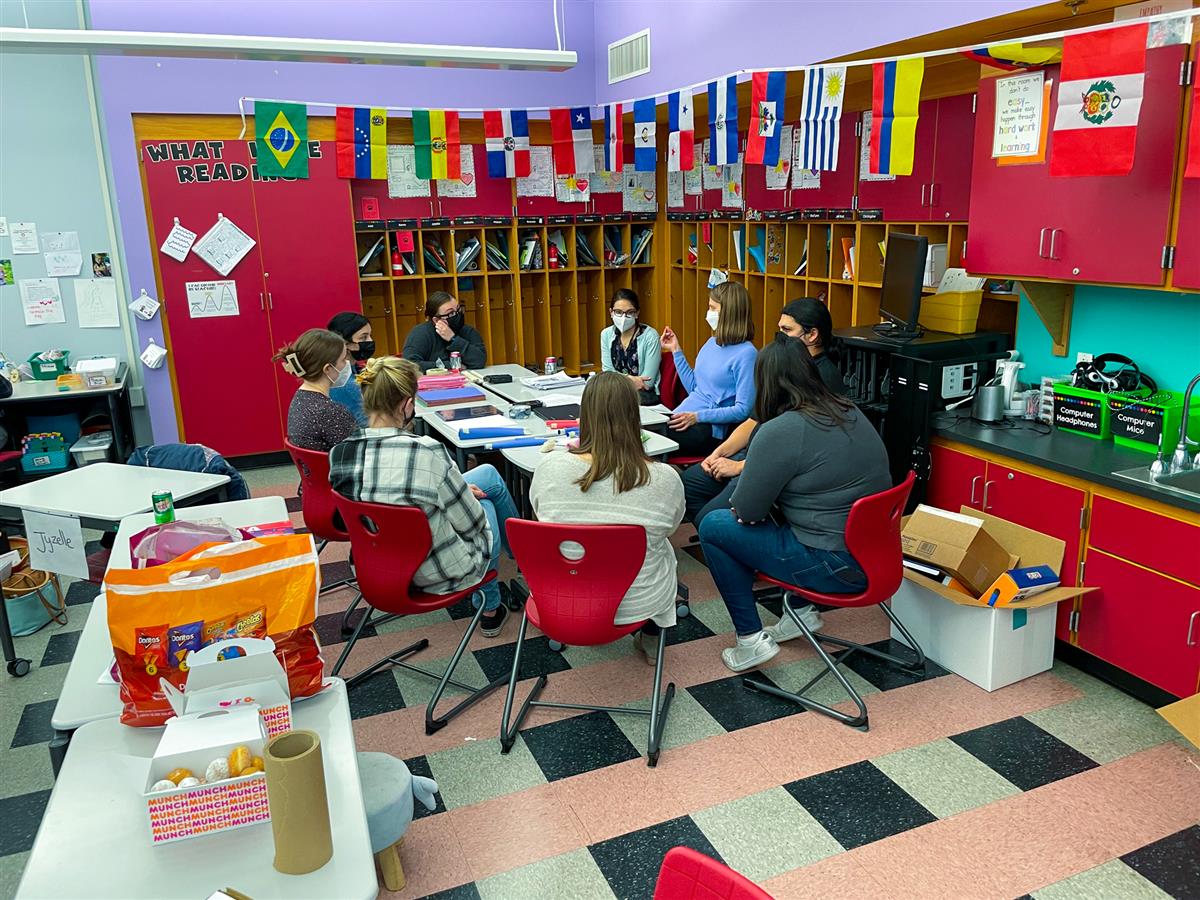 Elementary students and CPS staff have been piloting a STEM after school program this winter. Students have built sock-assistive devices and rescue shuttles as part of the curriculum. 