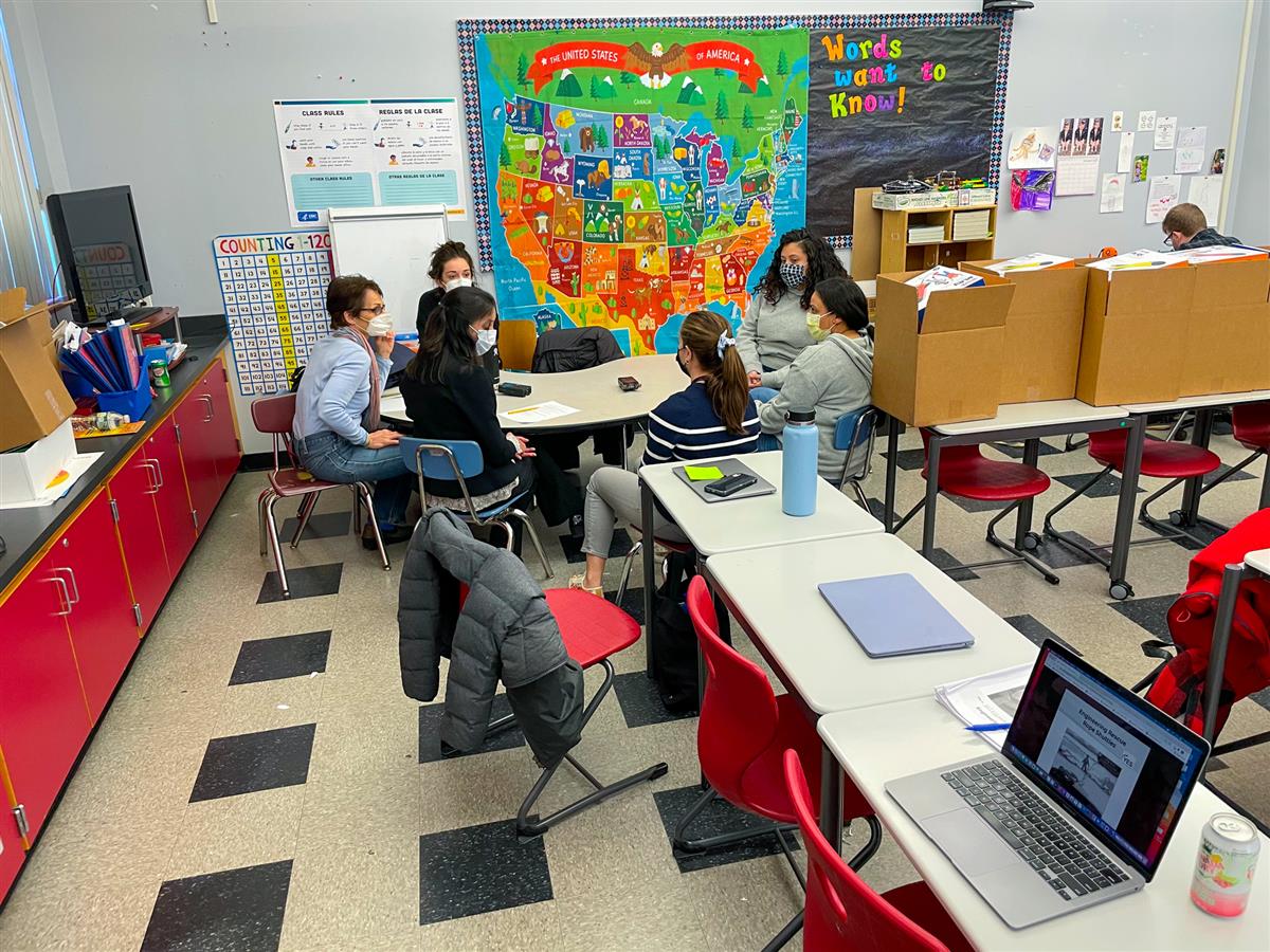 Elementary students and CPS staff have been piloting a STEM after school program this winter. Students have built sock-assistive devices and rescue shuttles as part of the curriculum. 