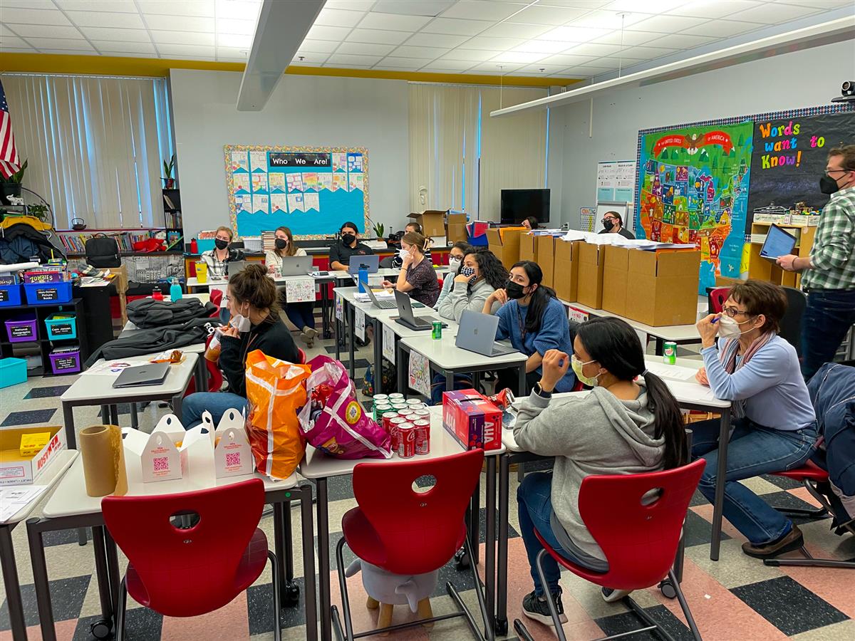 Elementary students and CPS staff have been piloting a STEM after school program this winter. Students have built sock-assistive devices and rescue shuttles as part of the curriculum. 