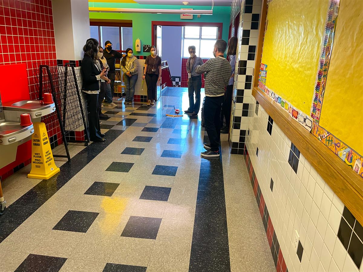 Elementary students and CPS staff have been piloting a STEM after school program this winter. Students have built sock-assistive devices and rescue shuttles as part of the curriculum. 