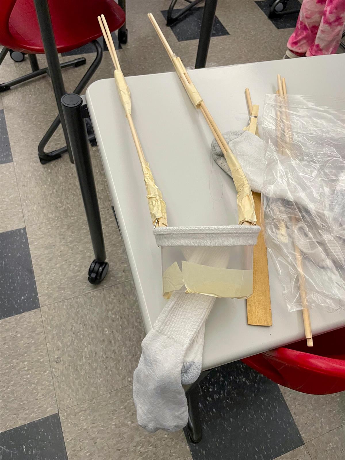 Elementary students and CPS staff have been piloting a STEM after school program this winter. Students have built sock-assistive devices and rescue shuttles as part of the curriculum. 