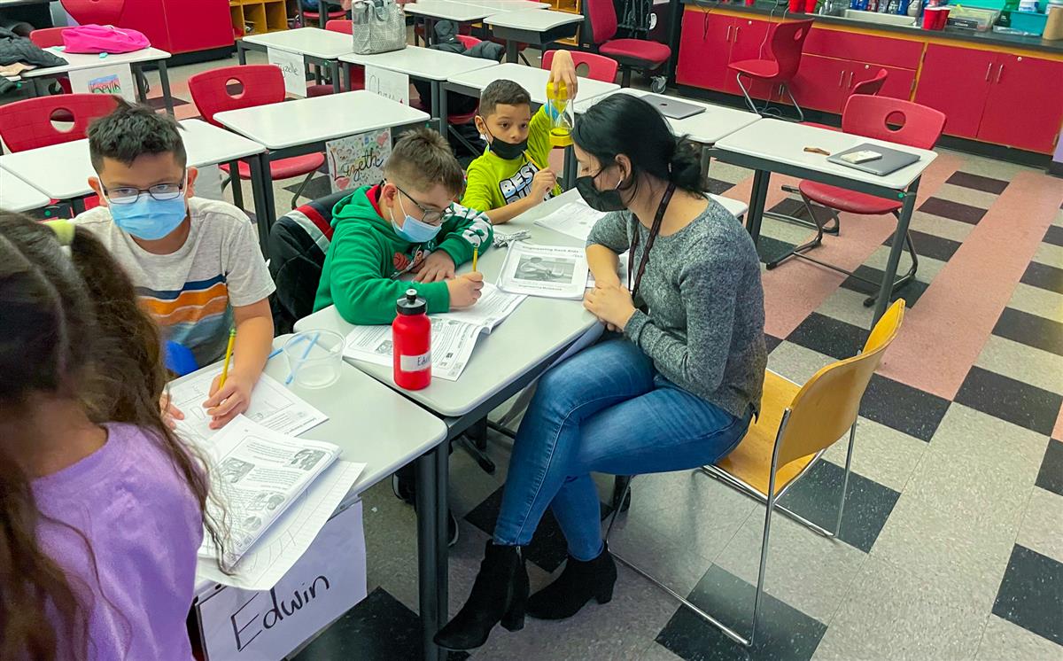 Elementary students and CPS staff have been piloting a STEM after school program this winter. Students have built sock-assistive devices and rescue shuttles as part of the curriculum. 