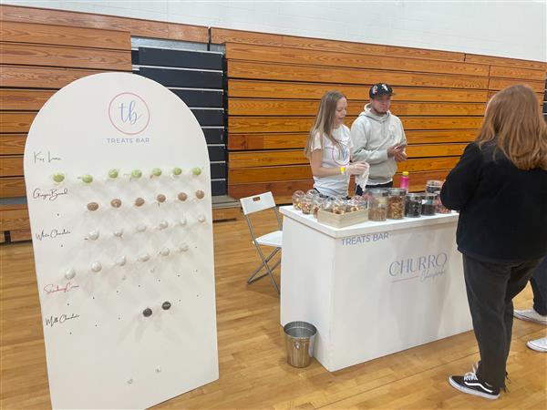 vendors at cheer showcase