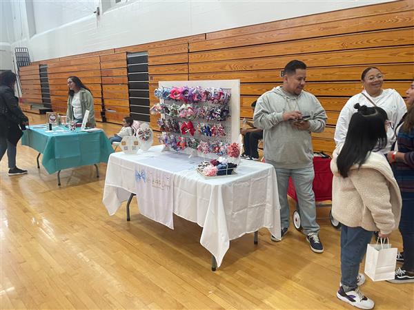 vendors at cheer showcase