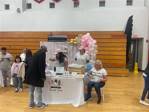 vendors at cheer showcase