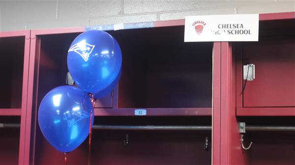 Chelsea girls flag football at Gillette Stadium