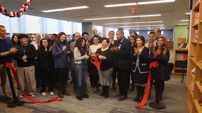CHS Library Ribbon-Cutting Ceremony