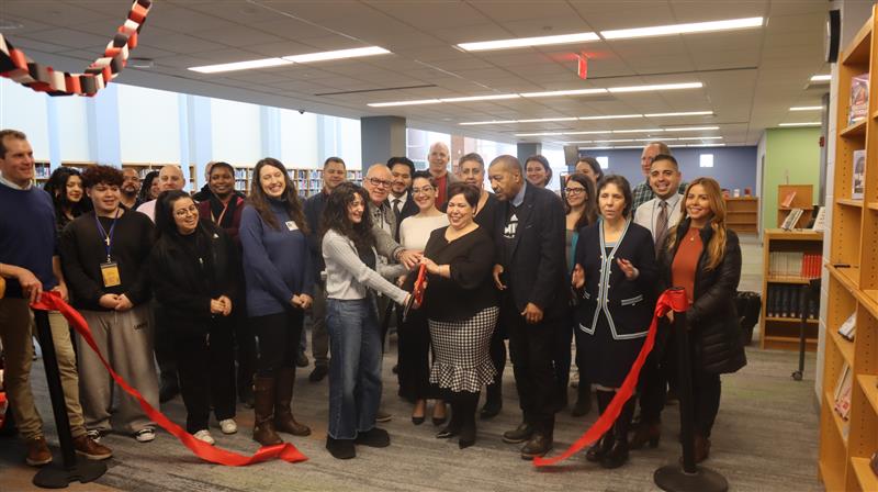 CHS Library Ribbon-Cutting Ceremony