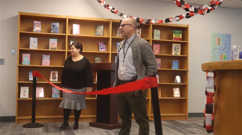 CHS Library Ribbon-Cutting Ceremony